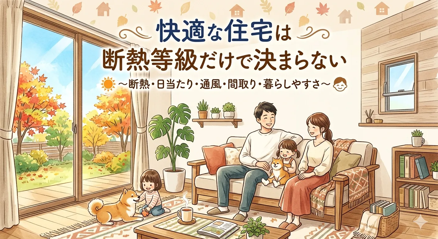 快適な住宅は断熱等級だけで決まらない