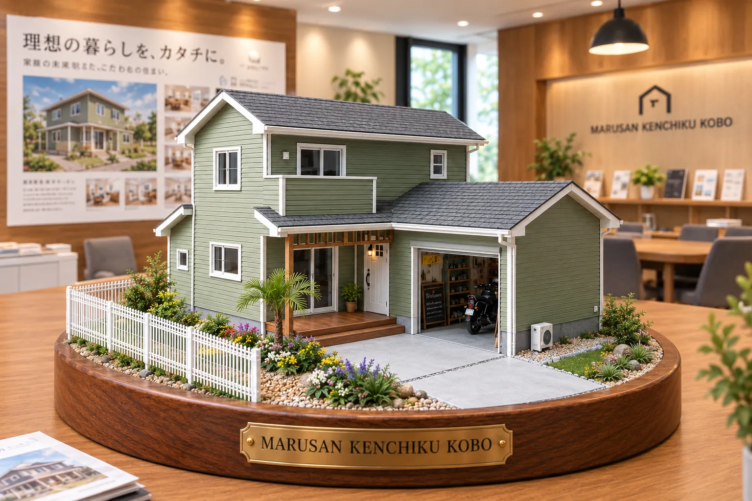滋賀で叶えるサーファーズハウス|バイク&サーフィンを楽しむアメリカンガレージのある注文住宅